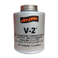 JETLUBEV2 Jet Lube, V-2, Multipurpose Thread Sealant w/ PTFE -NSF P1 Registered, Meets MIL-TT-S-1732,(#35504)